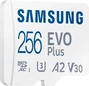 Samsung EVO Plus 2024 R160 microSDXC 256GB Kit, UHS-I U3, A2, Class 10
