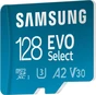Samsung EVO Select R160 microSDXC 128GB Kit, UHS-I U3, A2, Class 10