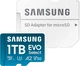 Samsung EVO Select R160 microSDXC 1TB Kit, UHS-I U3, A2, Class 10