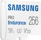 Samsung PRO Endurance R100/W40 microSDXC 256GB Kit, UHS-I U3, Class 10