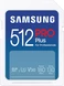 Samsung PRO Plus for Professionals R180/W130 SDXC 512GB USB-Kit, UHS-I U3, Class 10