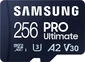 Samsung PRO Ultimate R200/W130 microSDXC 256GB USB-Kit, UHS-I U3, A2, Class 10