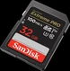 SanDisk Extreme PRO R100/W90 SDHC 32GB, UHS-I U3, Class 10