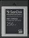 SanDisk Professional PRO-CINEMA R1700/W1400 CFexpress 2.0 Type B 256GB