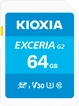 KIOXIA EXCERIA G2 R100/W50 SDXC 64GB, UHS-I U3, Class 10