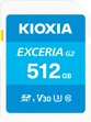 KIOXIA EXCERIA G2 R100/W50 SDXC 512GB, UHS-I U3, Class 10