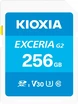 KIOXIA EXCERIA G2 R100/W50 SDXC 256GB, UHS-I U3, Class 10