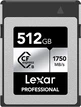 Lexar Professional SILVER R1750/W1300 CFexpress 2.0 Type B 512GB