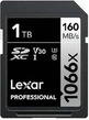 Lexar Professional 1066x Silver Series R160/W120 SDXC 1TB, UHS-I U3, Class 10