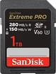 SanDisk Extreme PRO R280/W150 SDXC 1TB, UHS-II U3, Class 10