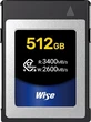Wise Advanced CFX4-B Series R3400/W2600 CFexpress 4.0 Type B 512GB