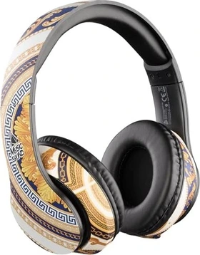 MusicSound wireless Around Ear Headband Fantasy gold