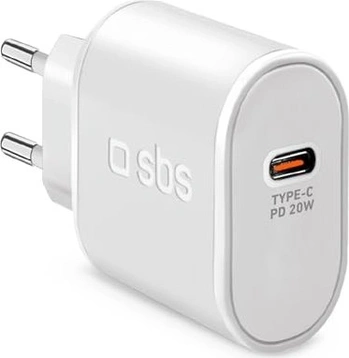 SBS Mobile 20W Power Delivery Charger white