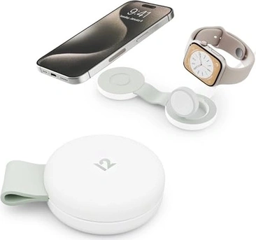 Twelve South ButterFly SE 2 в 1 Qi2 Charger white