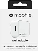 mophie Power adapter USB-A 5V (UK) white