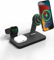 mophie Snap+ 3-in-1 wireless Charging Stand black