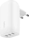 Belkin BoostCharge USB-C charger с 3 разъемами and PPS (67W) white