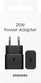 Samsung 25W Power adapter cordless black