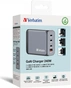 Verbatim 240W GaN charger с 4 разъемами grey