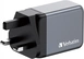 Verbatim 65W GaN charger с 3 connectors grey
