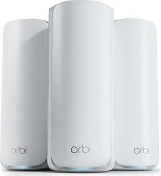 Netgear Orbi Wi-Fi 7, 770 series, BE11000, RBE773, Router and 2x satellite set, 3er-Bundle