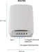 Netgear Orbi Wi-Fi 6, 760 series, AX5400, RBK763S, Router and 2x satellite set, 3er-Bundle