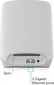 Netgear Orbi Wi-Fi 6, 760 series, AX5400, RBK762S, Router and satellite set, double-Bundle